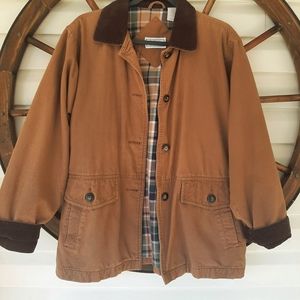 Women's Arizona Jean Company Barn Chore Jacket Brown Small